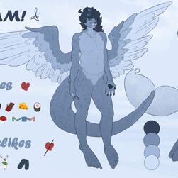 fursona reference sheet